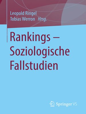 cover image of Rankings – Soziologische Fallstudien